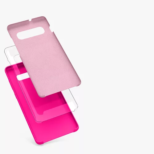 Θήκη Kwmobile για Samsung Galaxy S10 Plus, σιλικόνη, ροζ, 49028.77