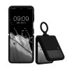 Θήκη kwmobile για Samsung Galaxy Z Flip4, Silicone, Black, 58786.01