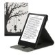 Θήκη για Amazon Kindle Paperwhite 11, Kwmobile, Black/White, Eco-leather, 56264.12