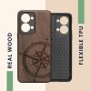 Θήκη Kwmobile για OnePlus Nord 2T, Wood, Brown, 58767.01