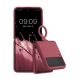 Θήκη Kwmobile για Samsung Galaxy Z Flip4, Σκούρο Ροζ, Σιλικόνη, 58786.167