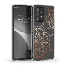   Θήκη Kwmobile για Samsung Galaxy A53 5G, σιλικόνη, διαφανές/ροζ, 58800.02