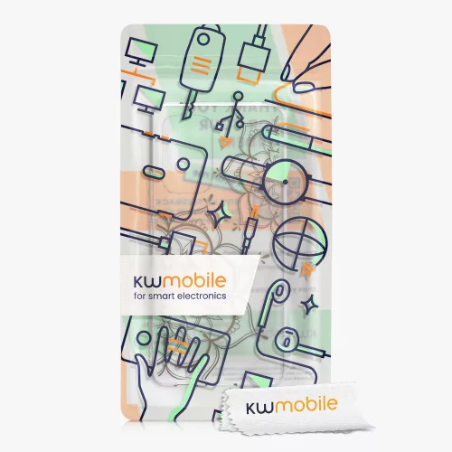 Θήκη Kwmobile για Samsung Galaxy A53 5G, σιλικόνη, διαφανές/ροζ, 58800.02