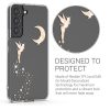 Θήκη Kwmobile για Samsung Galaxy S22, σιλικόνη, διαφανές/χρυσό, 58794.01