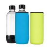 Σετ 2 καλύμματα Cooler Jacket για μπουκάλια SodaStream, Kwmobile, Blue/Yellow, Neoprene, 58833.02