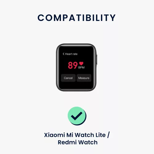Λουράκι για Xiaomi Mi Watch Lite/Redmi Watch, Kwmobile, Purple, Silicone, 58886.192