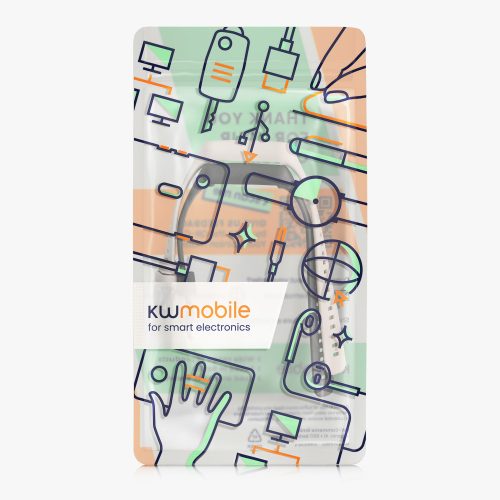 Σετ 2 λουριών για Huawei Band 7/Band 6/Honor Band 6, Kwmobile, Μαύρο/Γκρι, Σιλικόνη, 58914.01