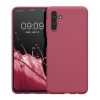Θήκη Kwmobile για Samsung Galaxy A04s, Σκούρο Ροζ, Σιλικόνη, 58921.167