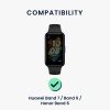 Σετ 2 λουριά για Huawei Band 7/Band 6/Honor Band 6, Kwmobile, Μαύρο/Λευκό, Σιλικόνη, 58914.02