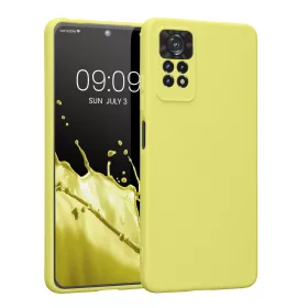   Θήκη Kwmobile για Xiaomi Redmi Note 11 Pro/Redmi Note 11 Pro 5G, Silicon, Yellow, 57919.165
