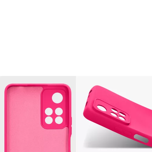 Θήκη Kwmobile για Xiaomi Redmi Note 11 Pro Plus 5G, σιλικόνη, ροζ, 58097.77