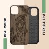 Θήκη Kwmobile για Apple iPhone 11, Ξύλο, Καφέ, 49799.14