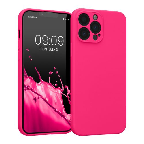 Θήκη Kwmobile για Apple iPhone 13 Pro Max, Silicone, Pink, 58956.77