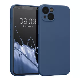   Θήκη Kwmobile για Apple iPhone 13, Silicone, Blue, 58954.116