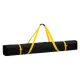 Husa schiuri Navaris, 170x15x30 cm, 1680D, fermoar dublu, curele captusite, negru/galben, poliester