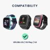 Καλώδιο φόρτισης USB για Xplora X5/X5 Play/X4, Kwmobile, Μαύρο, Πλαστικό, 58968.01