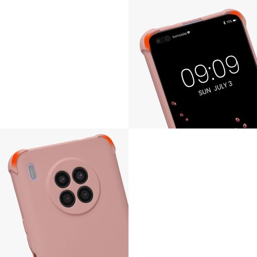 Θήκη Kwmobile για Huawei nova 8i, Silicone, Pink, 59008.154
