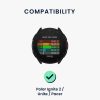 Σετ 2 ιμάντων για Polar Ignite 2/Unite/Pacer, Kwmobile, Black/Blue, Silicone, 58981.01