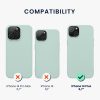 Θήκη Kwmobile για Apple iPhone 14 Plus, Silicone, Green, 59080.200