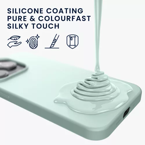 Θήκη Kwmobile για Apple iPhone 14 Plus, Silicone, Green, 59080.200