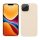 Θήκη Kwmobile για Apple iPhone 14, σιλικόνη, κρέμα, 59071.16