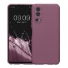 Θήκη Kwmobile για Vivo Y72 5G, Silicone, Purple, 59095.167
