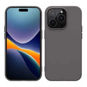   Θήκη Kwmobile για Apple iPhone 14 Pro, σιλικόνη, γκρι, 59081.155
