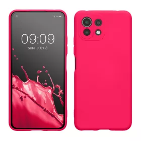   Θήκη Kwmobile για Xiaomi Mi 11 Lite 5G/11 Lite 5G NE, Silicone, Pink, 56047.77