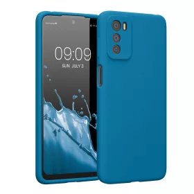   Θήκη Kwmobile για Motorola Moto G42, Silicone, Blue, 59185.224