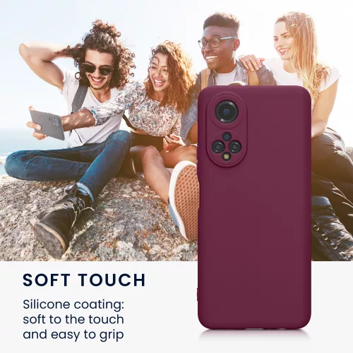 Θήκη Kwmobile για Honor X7, Silicon, Purple, 58420.187
