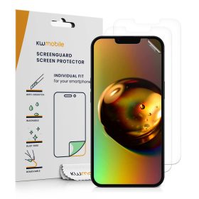   Σετ 3 προστατευτικών μεμβρανών Kwmobile για Apple iPhone 14, εμπρός, πολυμερές, 59223.1