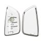 Κλειδιά αυτοκινήτου για BMW 3 Κουμπιά - Smart Key, Kwmobile, Λευκό/Ασημί, Σιλικόνη, 56001.06