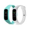 Σετ 2 ιμάντες για Oppo Band Sport, Kwmobile, Λευκό/Πράσινο, Σιλικόνη, 57437.05