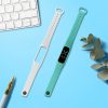 Σετ 2 ιμάντες για Oppo Band Sport, Kwmobile, Λευκό/Πράσινο, Σιλικόνη, 57437.05
