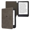 Κάλυμμα kwmobile για Kobo Clara 2E, Οικολογικό δέρμα, Γκρι, 60229.05