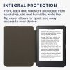 Κάλυμμα kwmobile για Kobo Clara 2E, Οικολογικό δέρμα, Γκρι, 60229.05