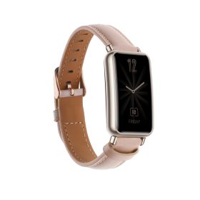   λουράκι kwmobile για Huawei Watch Fit mini, φυσικό δέρμα, καφέ, 59534.10