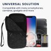 Κάλυμμα Kwmobile Universal XL - 6.8", Textile, Grey/White, 49866.4.13