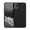 kwmobile Case for Nothing Phone 1, Silicone, Black, 59912.01