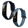 Σετ 2 ιμάντες kwmobile για Honor Band 5/Band 4, Silicone, Blue/Grey, 59596.05