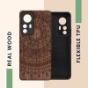 Θήκη kwmobile για Xiaomi 12T/12T Pro, Ξύλο, Καφέ, 60150.04