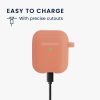 Θήκη kwmobile για Apple Airpods 1/Airpods 2, Silicone, Pink, 57659.10