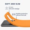 θήκη kwmobile για TCL 30 E/30 SE, Silicone, Orange, 57707.150
