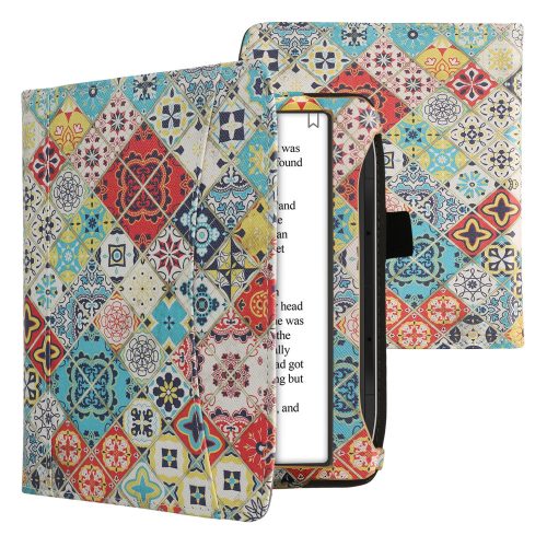 Κάλυμμα kwmobile για PocketBook Era, Οικολογικό δέρμα, Πολύχρωμο, 59390.10