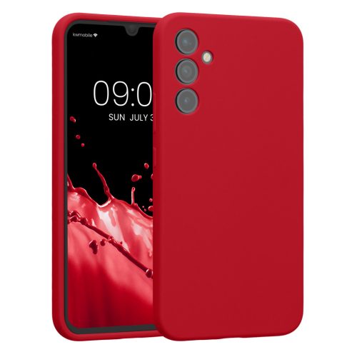Θήκη Kwmobile για Samsung Galaxy A34 5G, Κόκκινη, Σιλικόνη, 60807.208