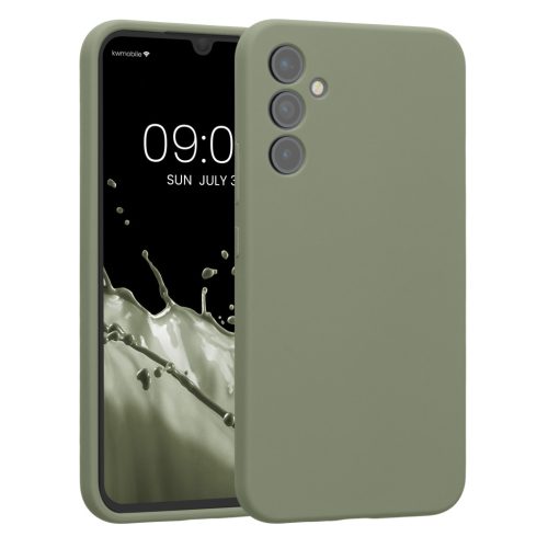 Θήκη Kwmobile για Samsung Galaxy A34 5G, ανοιχτό πράσινο, σιλικόνη, 60807.172