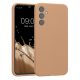 Θήκη Kwmobile για Samsung Galaxy A34 5G, Κρεμ, Σιλικόνη, 60807.245