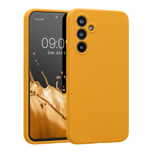 Θήκη Kwmobile για Samsung Galaxy A54 5G, Πορτοκαλί, Σιλικόνη, 60795.191