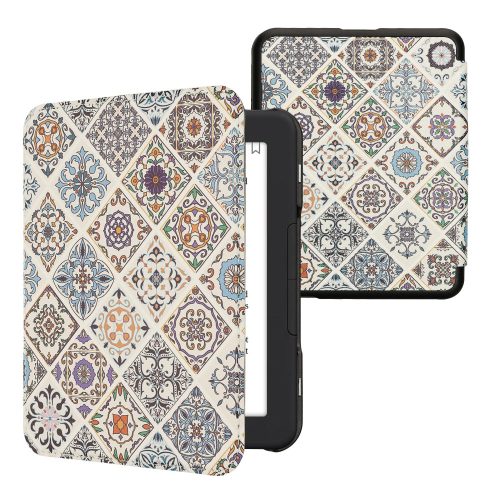 Κάλυμμα kwmobile για Barnes & Noble NOOK Glowlight 4 /NOOK Glowlight 4e, Οικολογικό δέρμα, Πολύχρωμο, 59835.10