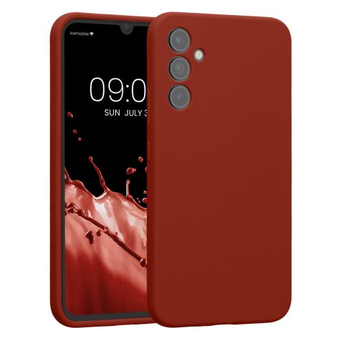 Θήκη Kwmobile για Samsung Galaxy A34 5G, Κόκκινη, Σιλικόνη, 60807.248